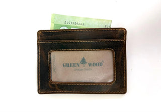 Leather Credit Card Holder I Greenwood Leather