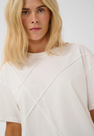 CUstitch Amora Tee - White