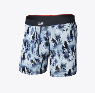 Vibe Xtra Soft Comfort 6" Boxer Brief - Forestland Midnight Blue
