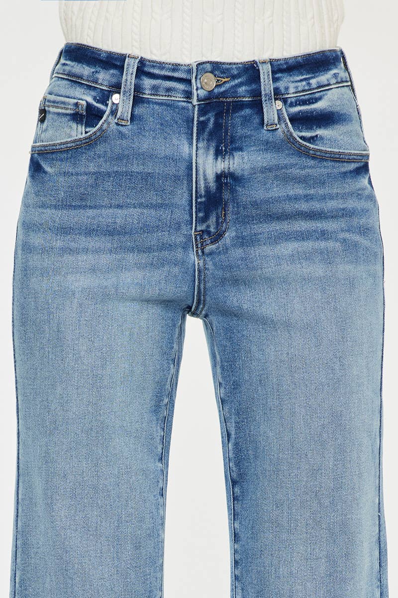 Kancan Avonlea High Rise Wide Leg Flare Jean