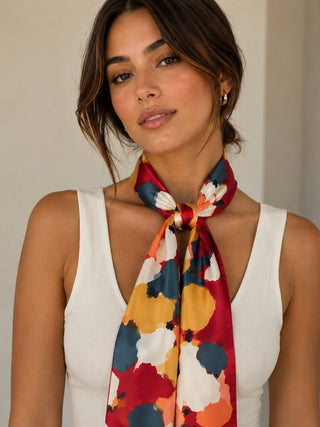 Sienna Bloom Silky Scarf