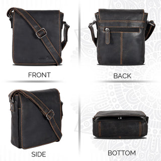 Leather Shoulder Bag Luna I Greenwood Leather