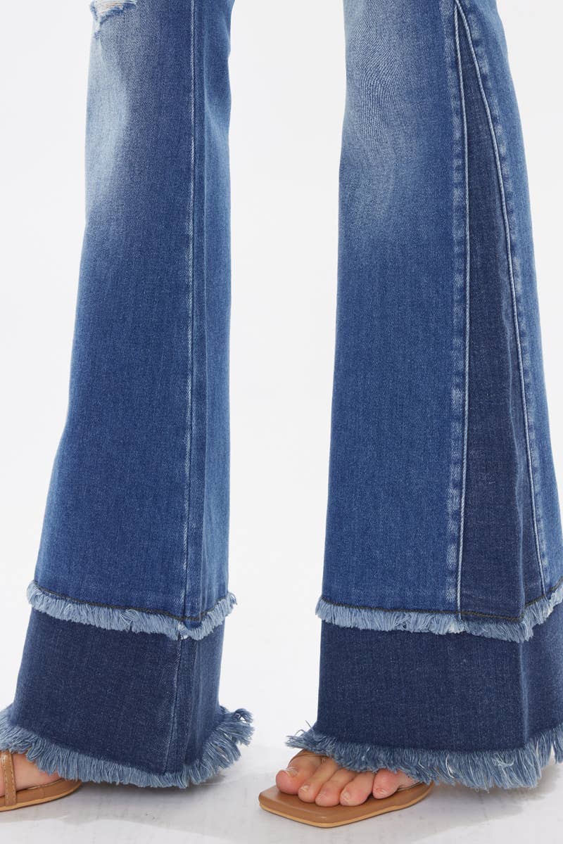 Kacey High Rise Flare | Kancan Jeans