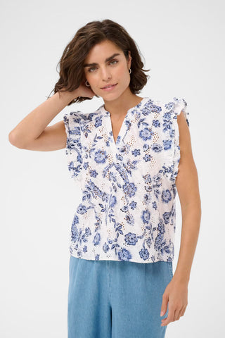 KAluisa Chalk Midnight Flower Top