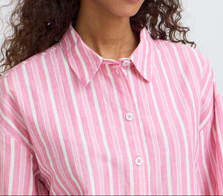 IHIndra Rosie Stripe Button Up