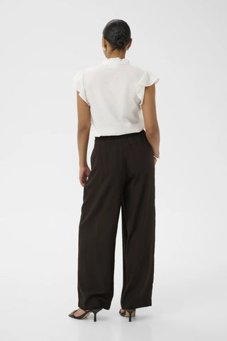 Kamilia Wide Leg Pants - Deep Black