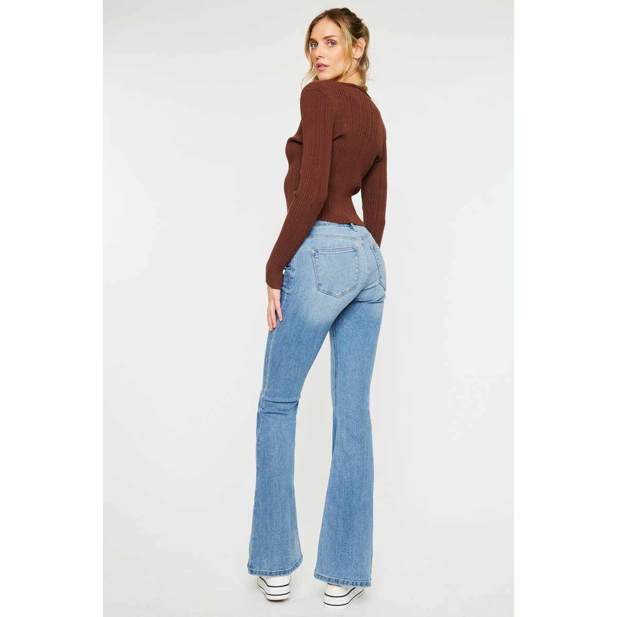 Kancan | Samuel Mid Rise Flare Jeans