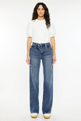 Hailey High Rise 90's Flare I Kancan