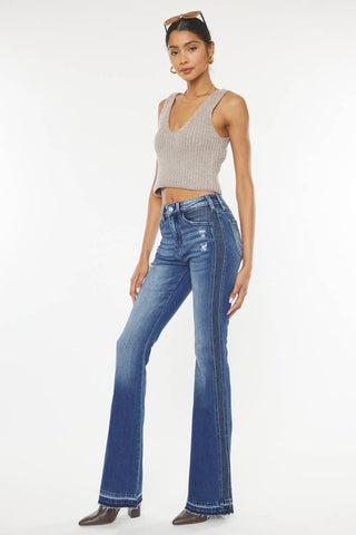 Kancan Clemont High Rise Flare Jeans