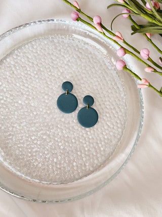Shelby - Spring Fling Collection - Polymer Clay Earrings: Dried Sage