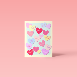 God’s Valentine Card – Playful and Encouraging Illustration: Single Card