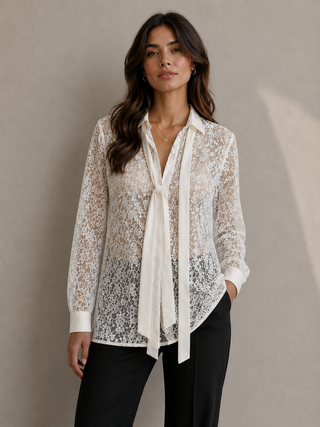 Wisteria Lace Blouse
