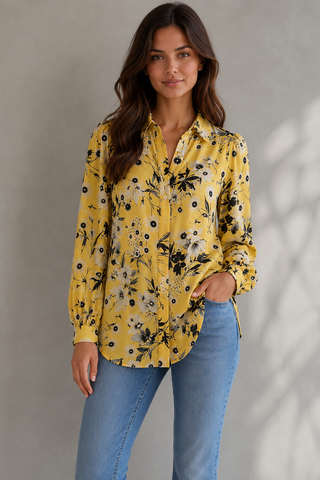 Sunlit Wisteria Blouse