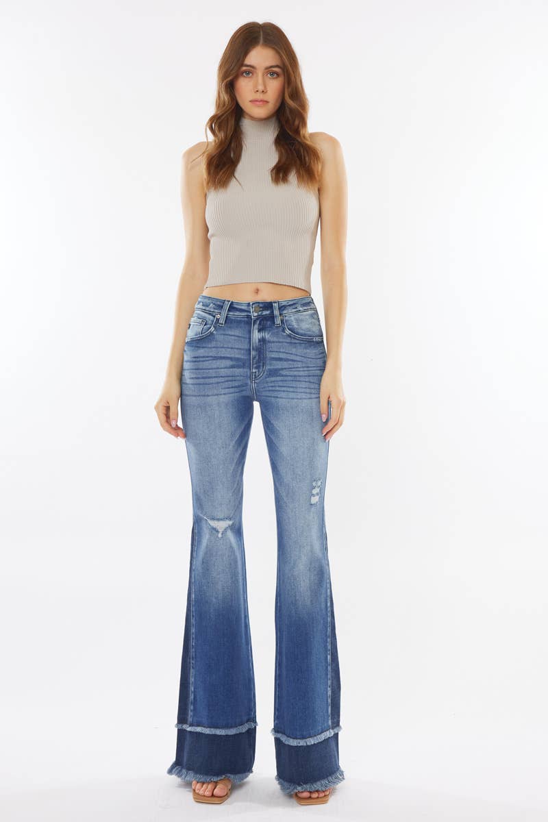 Kacey High Rise Flare | Kancan Jeans