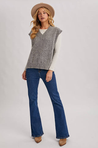 City Layer Oversized Knit Vest