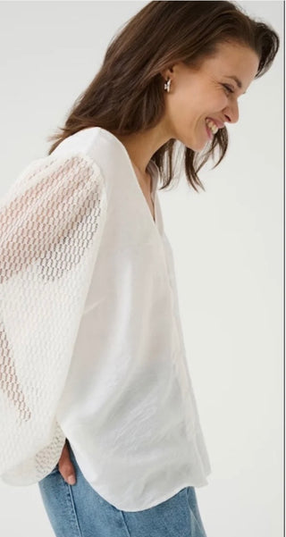 Kasonja Lace Blouse I KAFFE