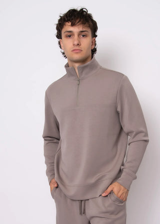 Men's Soft Quarter Zip Pullover - Dune
