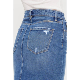 Denim Midi Skirt