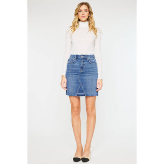 Denim Midi Skirt