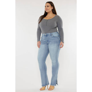 Doreen Mid Rise Y2K Bootcut Kancan Jeans | SZ 16W-22W