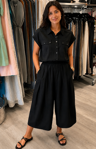 The Harper Crop Pant | Black or Olive