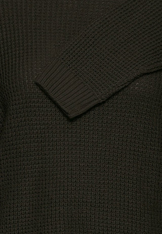 The Rowan Button-Shoulder Knit Sweater