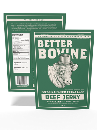 100% Grass Fed Beef Jerky I Better Bovine