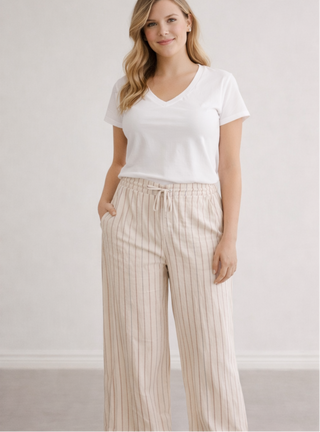 IHlinno Striped Pants