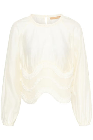 CUshana Blouse- Black & Cream