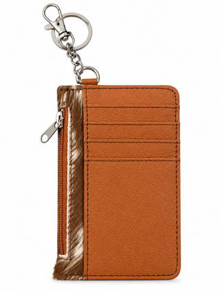 The Cowhide Leather Keychain Wallet