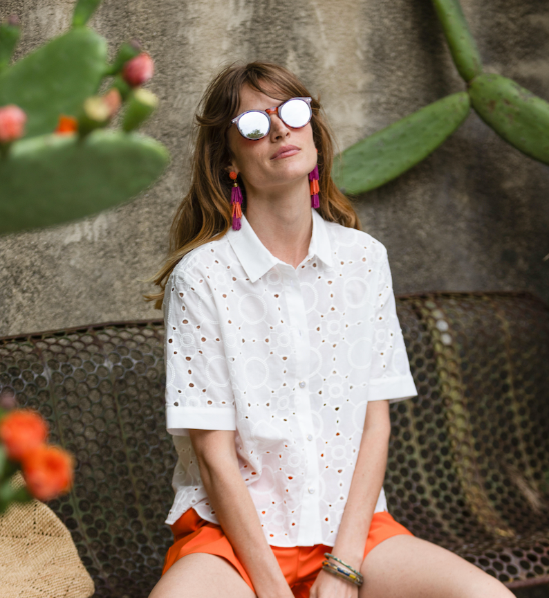 Eyelet Blouse I Lola Espeleta