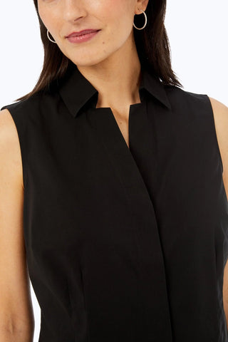 Taylor No Iron Stretch Sleeveless Shirt I Foxcroft