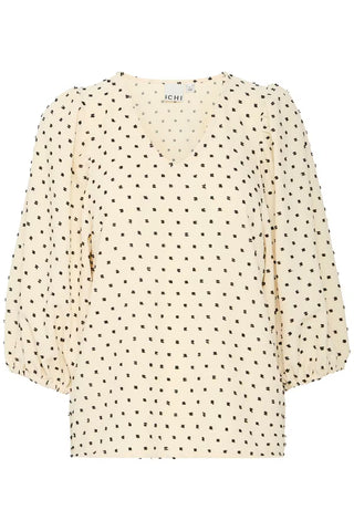 IHZabby Diamond Print Blouse