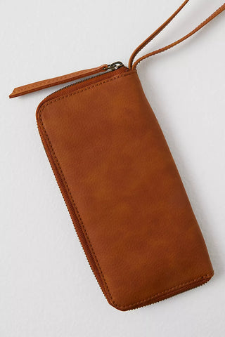 Free People Distressed Vegan Wallet