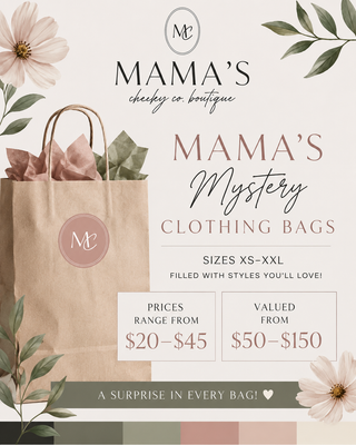 Mama's Mystery NEW Clothing Bags