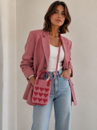 Sweetheart Caryall - Pink & Red