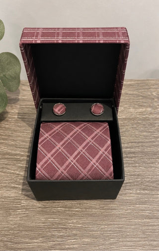 Classic Plaid Tie Set