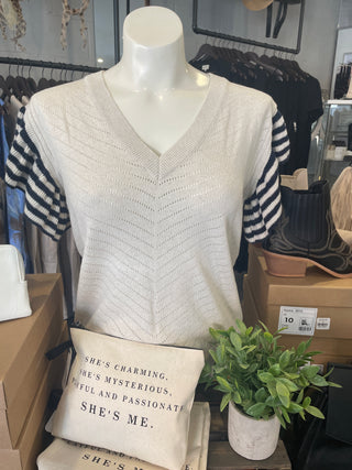 Lola Espeleta Frill Sleeve Sweater