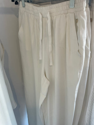 Lola Espeleta Leisure Pants in Off-White