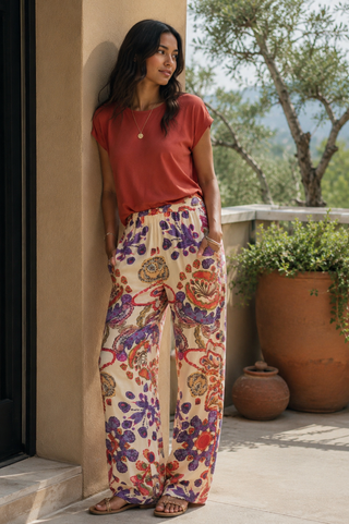CUmandy Wide Leg Trouser