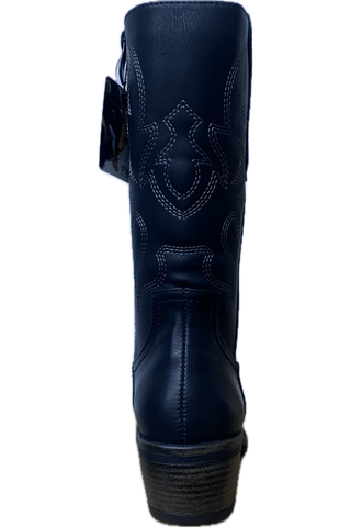 Austin Mid Calf Cowboy Boots - Brown