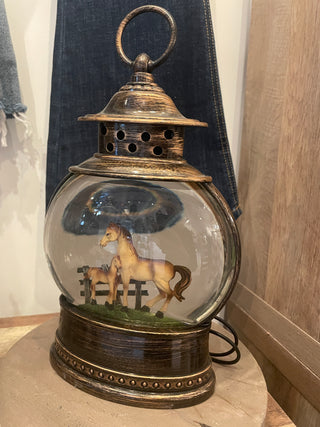 Horse Snow Globe