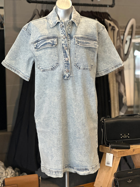 Maja Denim Dress I KAFFE