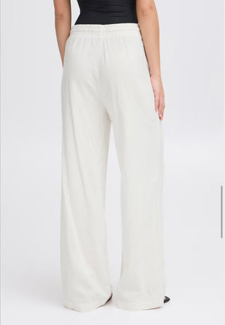Linno Linnen Blend TrousersI ICHI