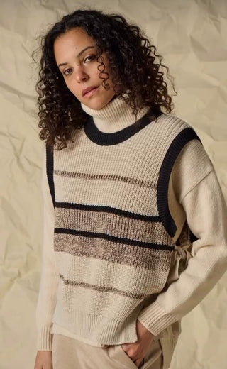 Knit Vest with Side Ties