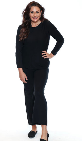 Ultrasoft Knit Pants - Black I Sorella