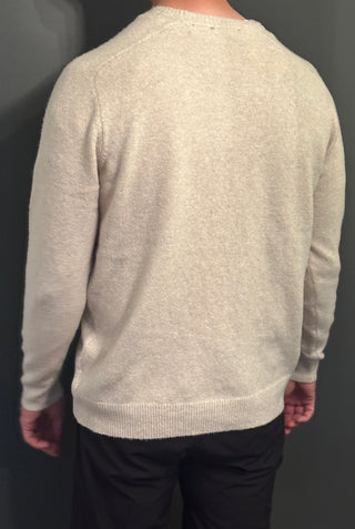 Men's Oatmeal Crew Sweater I Hedge