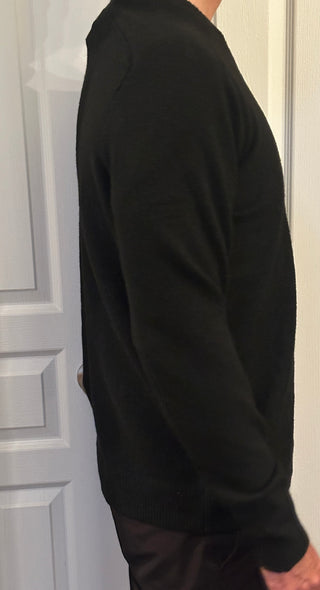 Men's Black Crew Sweater I Hedge