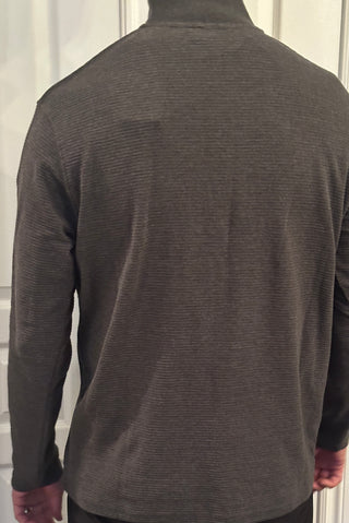 1/4 Zip Mock Neck Long Sleeve - Slate Grey I Hedge