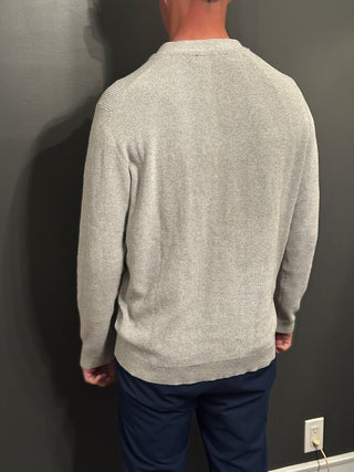 Granite V Neck Button Cardigan Sweater I Hedge